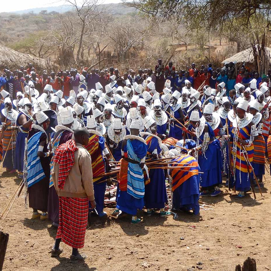 Orng'esher ceremony of the maasai community